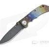 Spartan Harsey Folder Crusader Cross Multi-Color Fade Ano Special Edition Nichols Damascus
