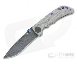 Spartan Harsey Folder Special Edition Sound Wave Nichols Damascus Folder 031