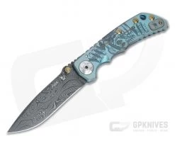 Spartan Harsey Folder Special Edition Plague Doctor Nichols Damascus Folder 038