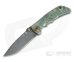 Spartan Harsey Folder Special Edition Plague Doctor Nichols Damascus Folder 060