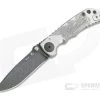 Spartan Harsey Folder Special Edition Black and Satin Saint Michael Nichols Damascus Folder 083