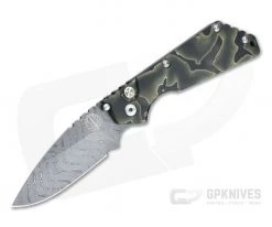 Protech Strider SnG Limited Rafir Noble Top Nichols Stainless Damascus Blade Automatic Knife