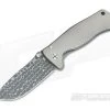 LionSteel SR2 Mini Nichols Lizard Damascus Titanium Handle