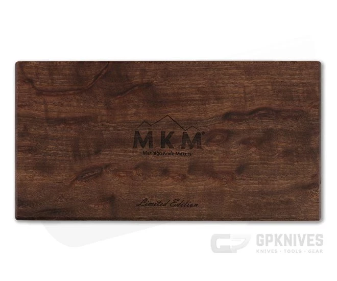 MKM Mikita Voxnaes Timavo Liner Lock Flipper Blasted Milled Titanium Damasteel VP02-D - Image 5