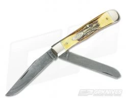 Case 1989 Stag Damascus Trapper